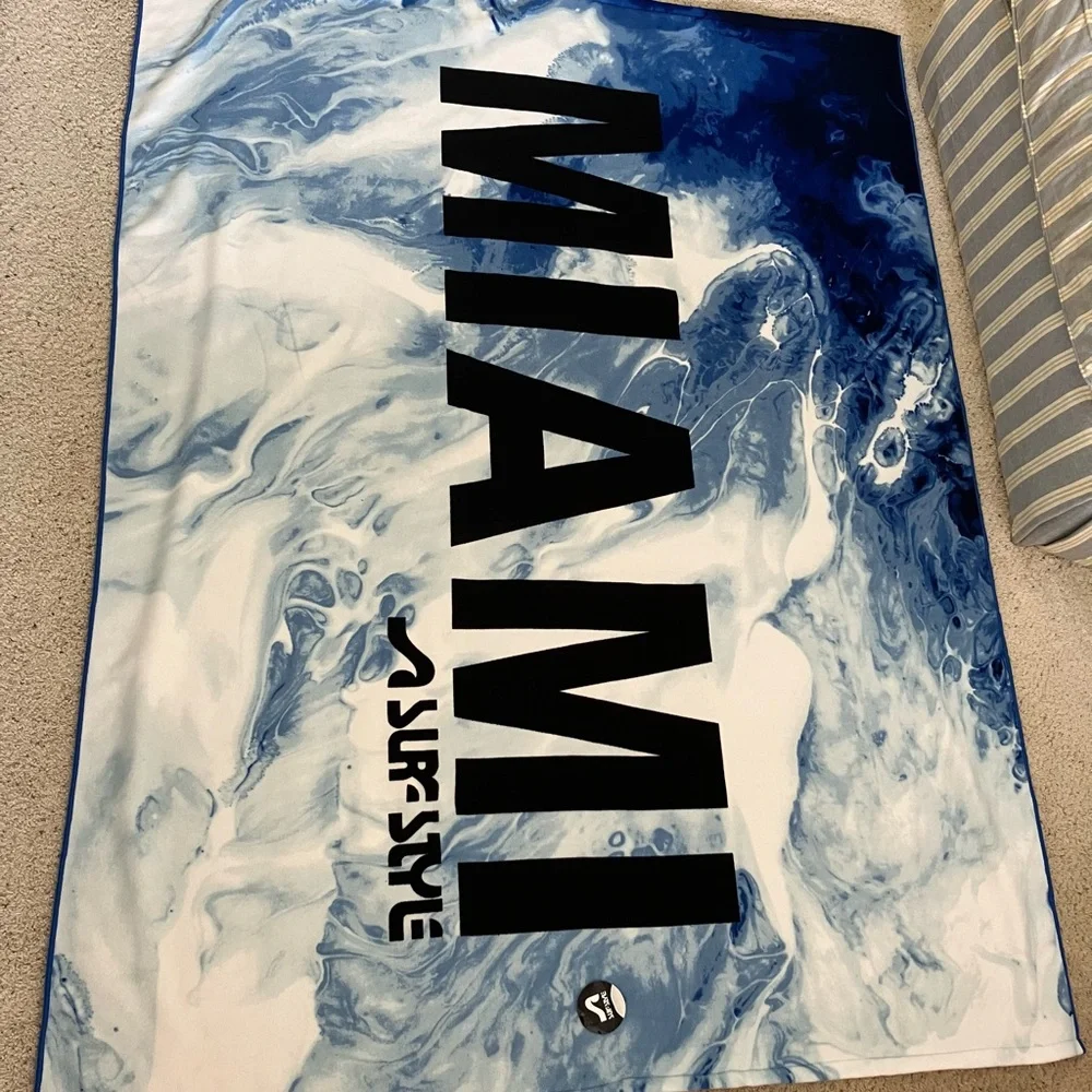 Surf Style Beach Towel “Miami”